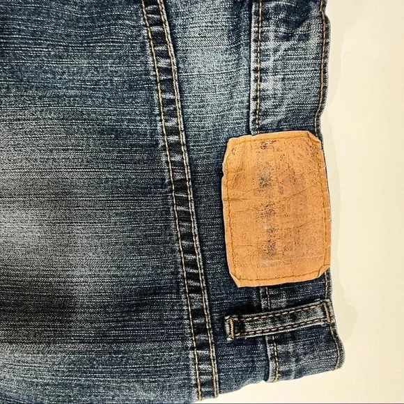 Vintage Z. Cavaricci 80s-90’s Retro Denim mini Skirt with front split So cool! - Picture 8 of 9